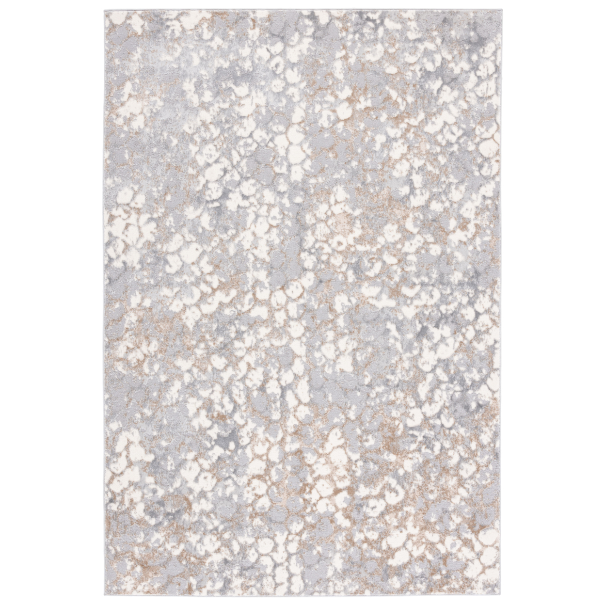 SAFAVIEH Lagoon Collection LGN578A Ivory / Grey Rug - 6' 7 Square