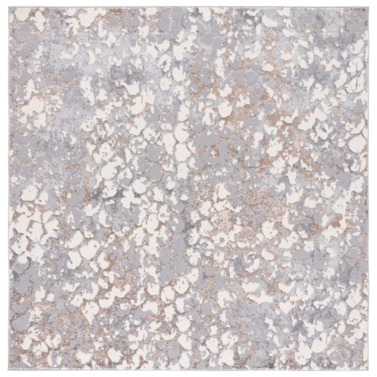 SAFAVIEH Lagoon Collection LGN578A Ivory / Grey Rug - 6' 7 Square