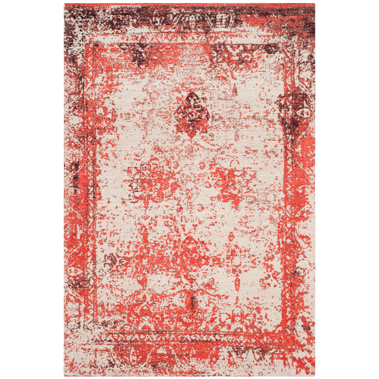 SAFAVIEH Classic Vintage Collection CLV125B Red Rug - 4' X 6'