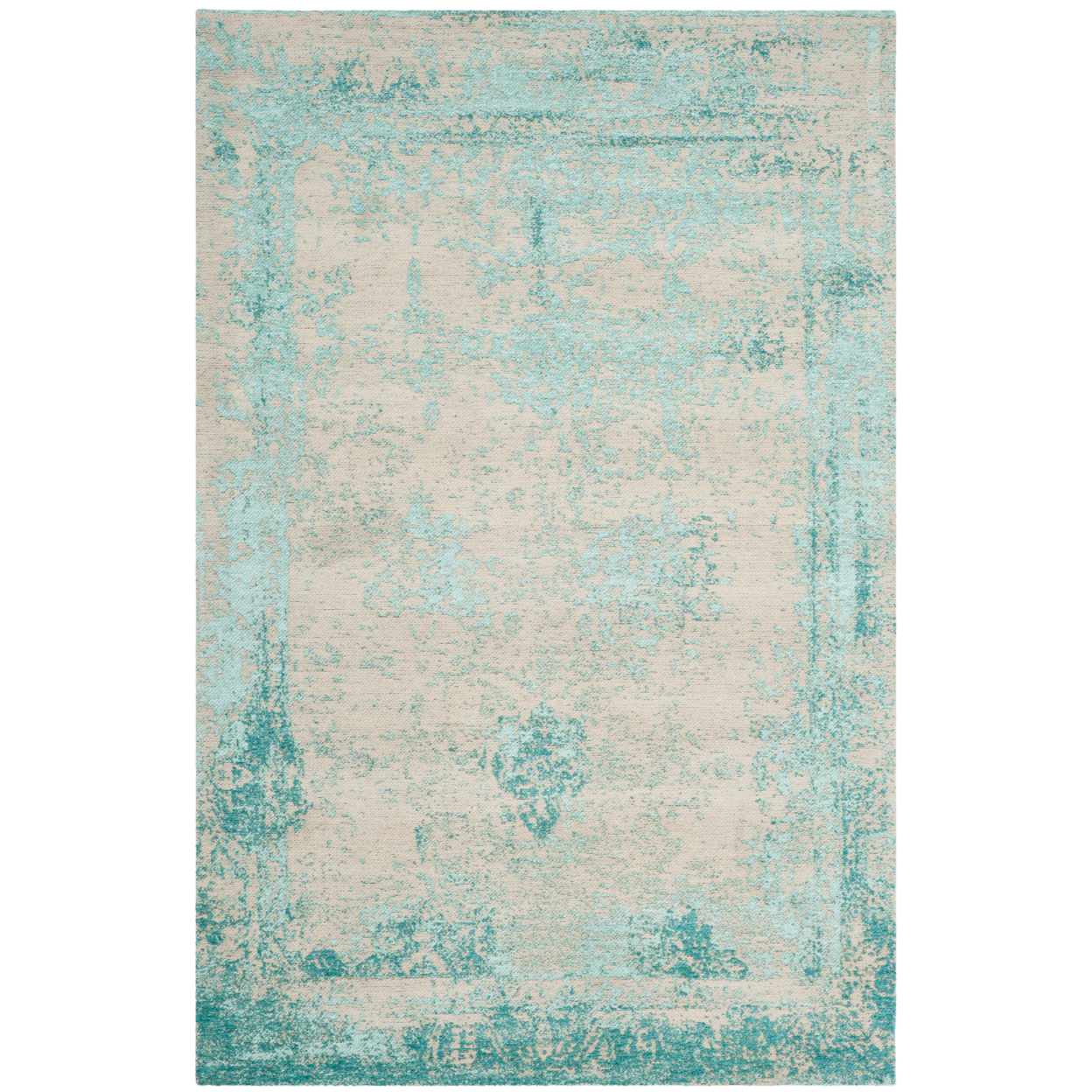 SAFAVIEH Classic Vintage Collection CLV125T Turquoise Rug - 3' X 5'