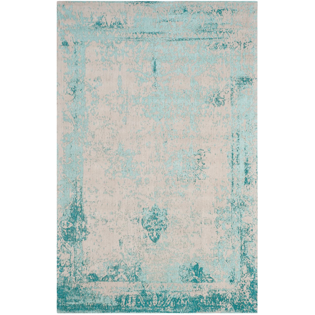 SAFAVIEH Classic Vintage Collection CLV125T Turquoise Rug - 4' X 6'