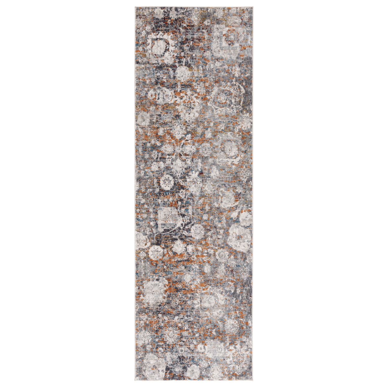 SAFAVIEH Limitee Collection LIM798H Charcoal / Beige Rug - 8' X 10'
