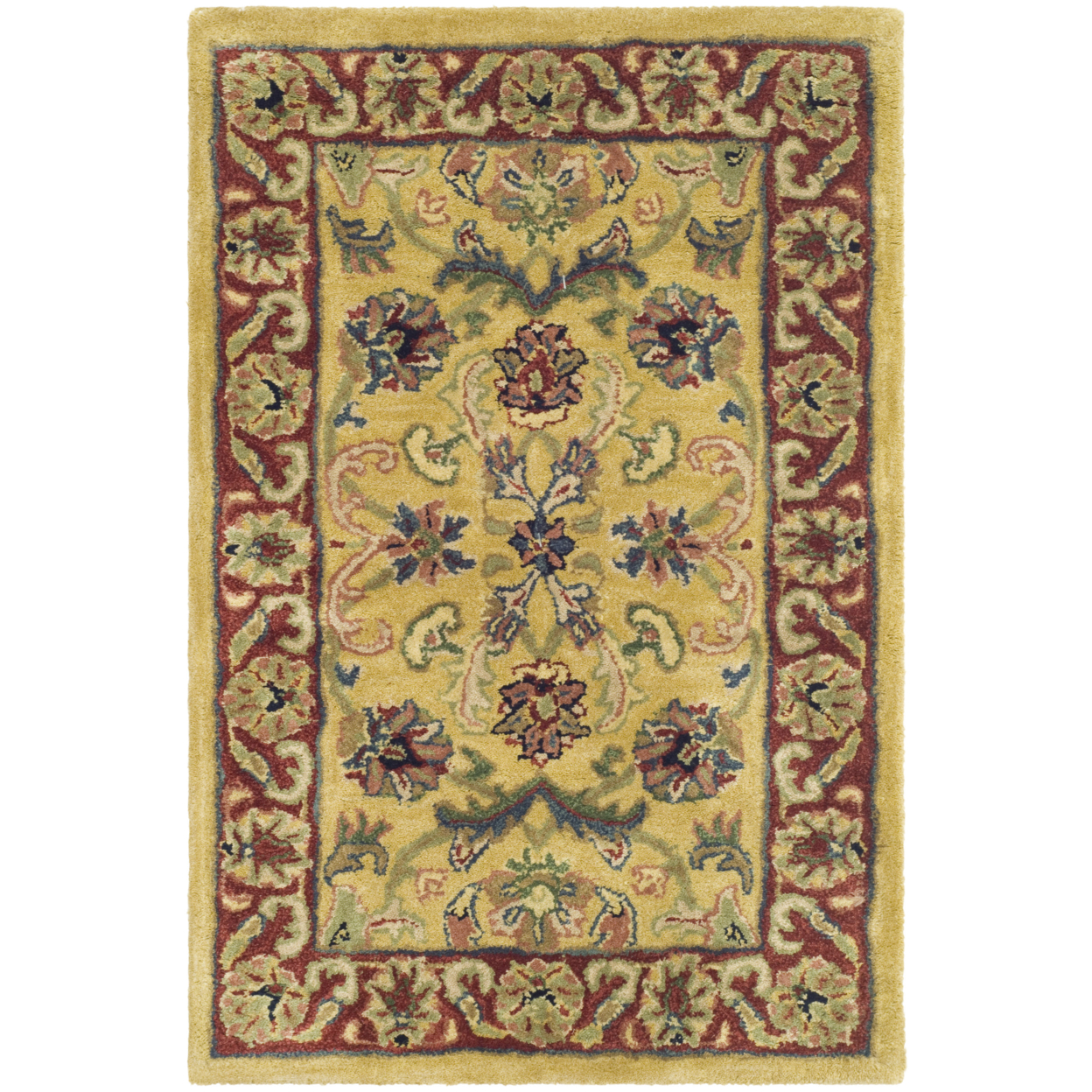 SAFAVIEH CL398A Classic Gold / Red - 2' 3 X 14'