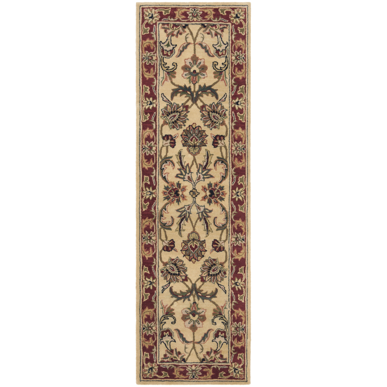 SAFAVIEH CL398A Classic Gold / Red - 2' 3 X 8'