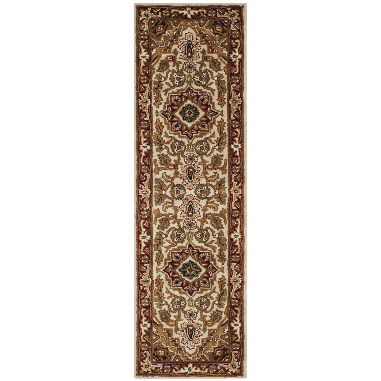SAFAVIEH CL763A Classic Light Gold / Red - 2' 3 X 8'