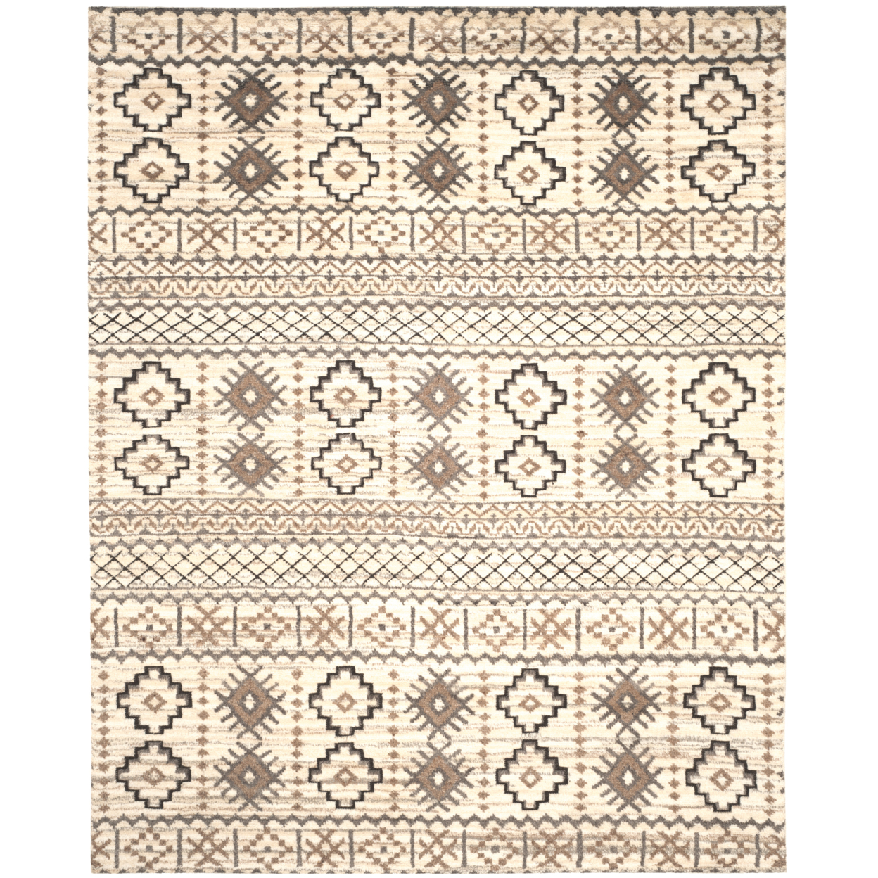 SAFAVIEH Challe Collection CLE317A Hand-knotted Camel Rug - 8' X 10'