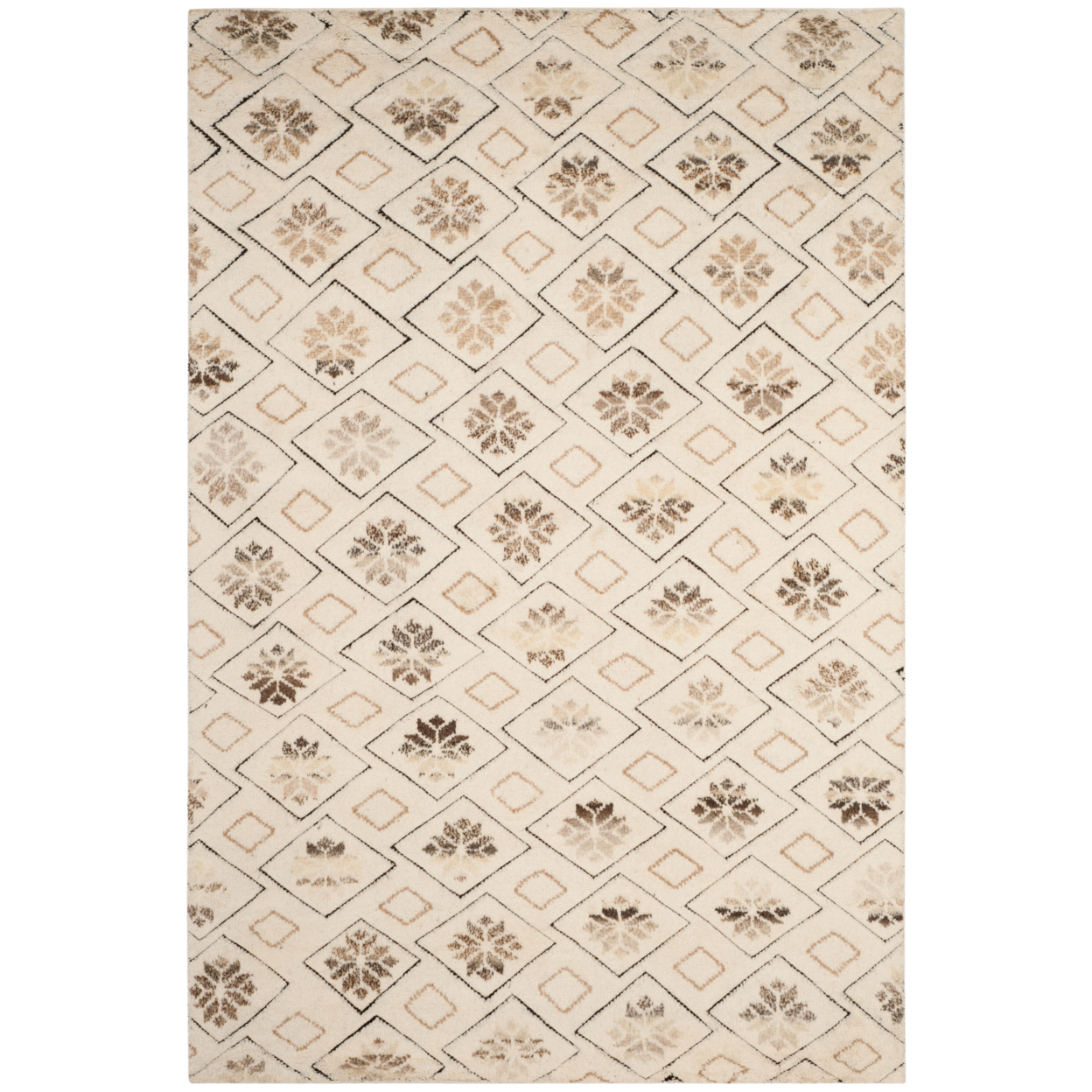 SAFAVIEH CLE318A Challe Ivory - 6' X 9'