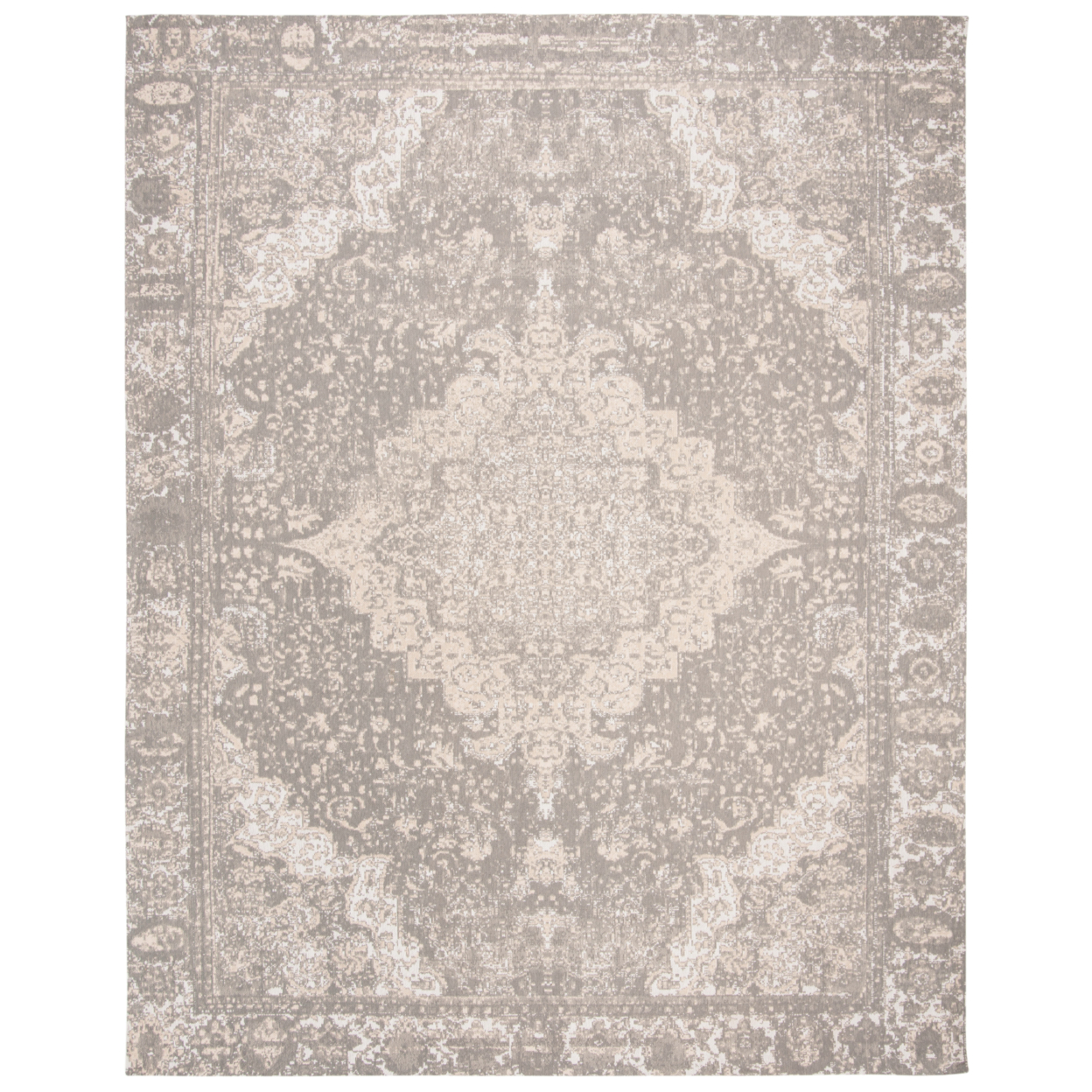 SAFAVIEH Classic Vintage Collection CLV110G Silver Rug - 6' X 9'