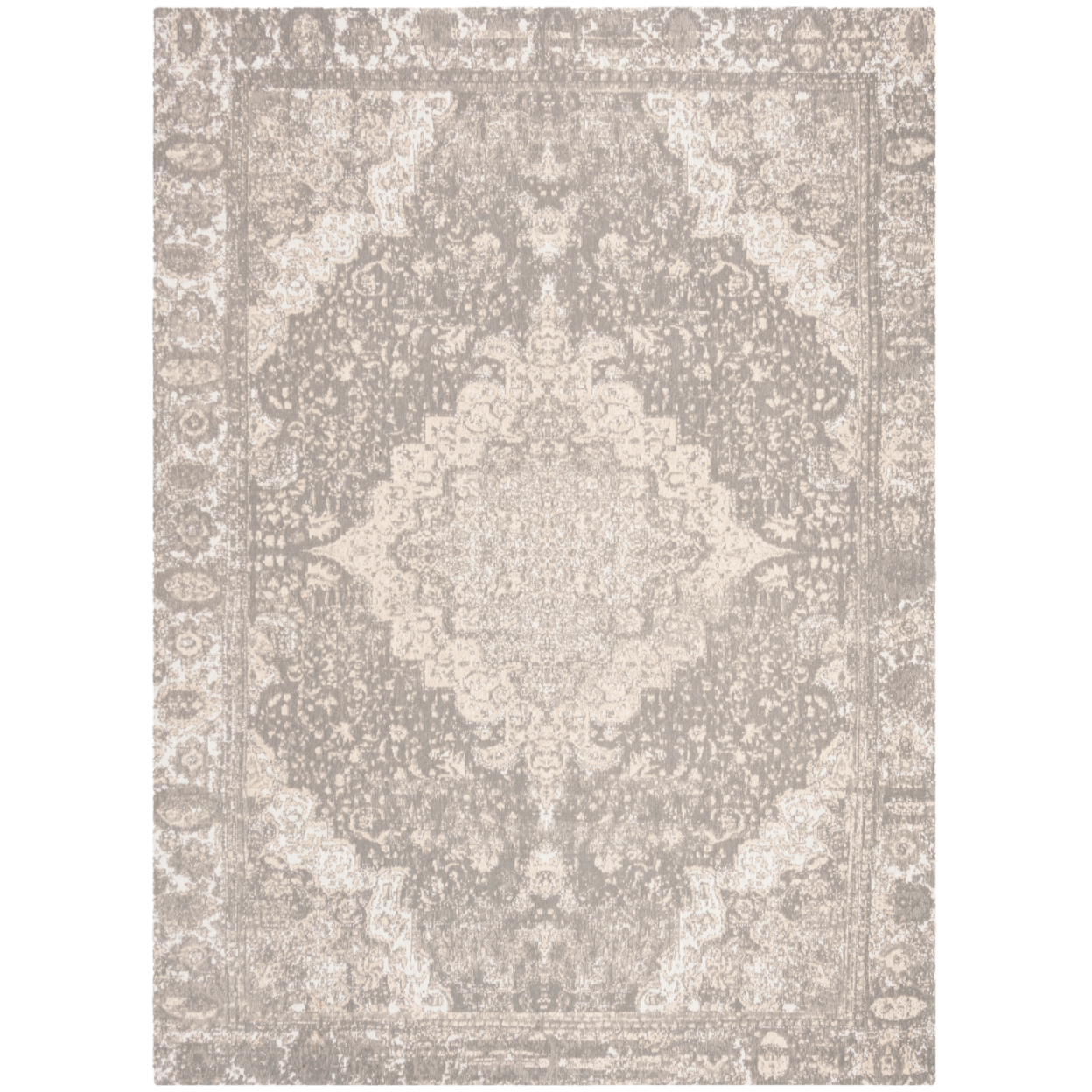 SAFAVIEH Classic Vintage Collection CLV110G Silver Rug - 5' X 8'