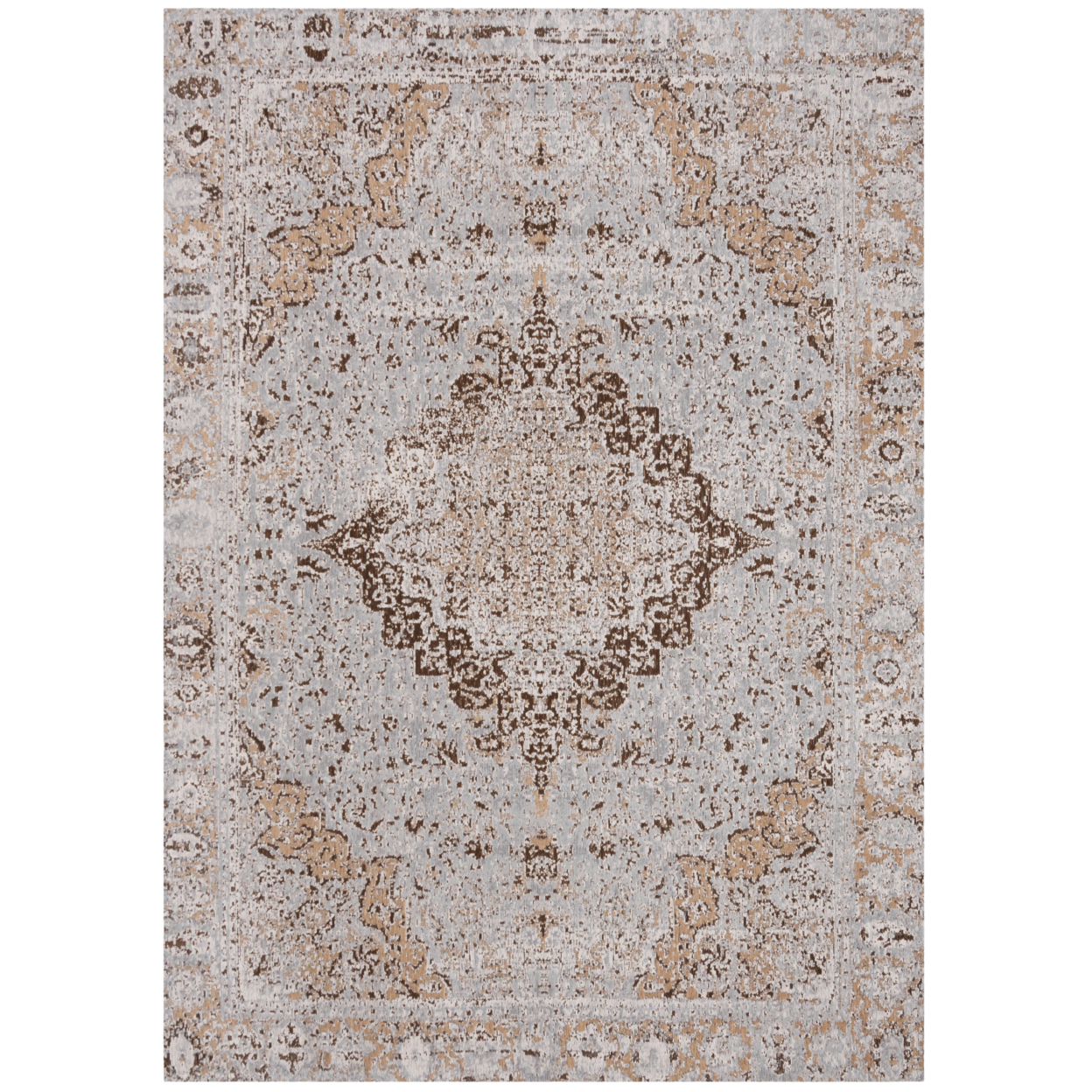 SAFAVIEH Classic Vintage Collection CLV110E Taupe Rug - 6' X 9'