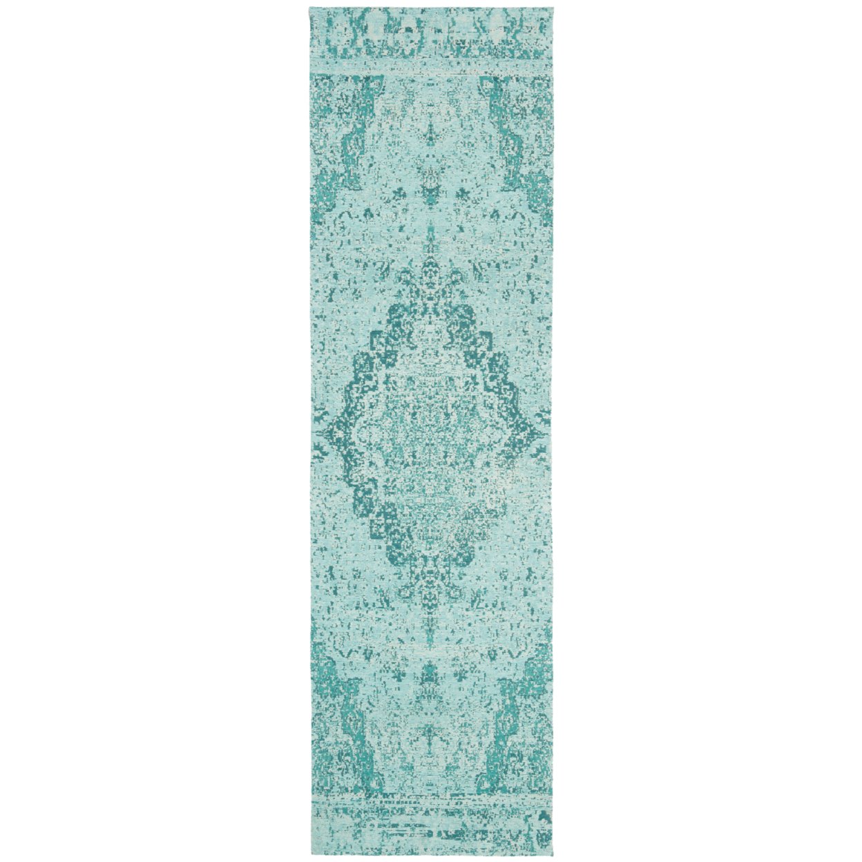 SAFAVIEH Classic Vintage Collection CLV110K Teal Rug - 8' X 10'
