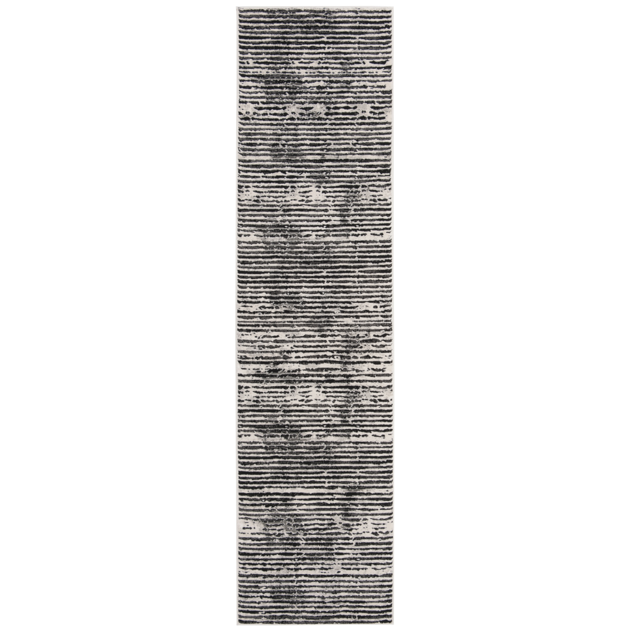 SAFAVIEH Lurex Collection LUR188Z Black / Grey Rug - 6' 7 X 9'
