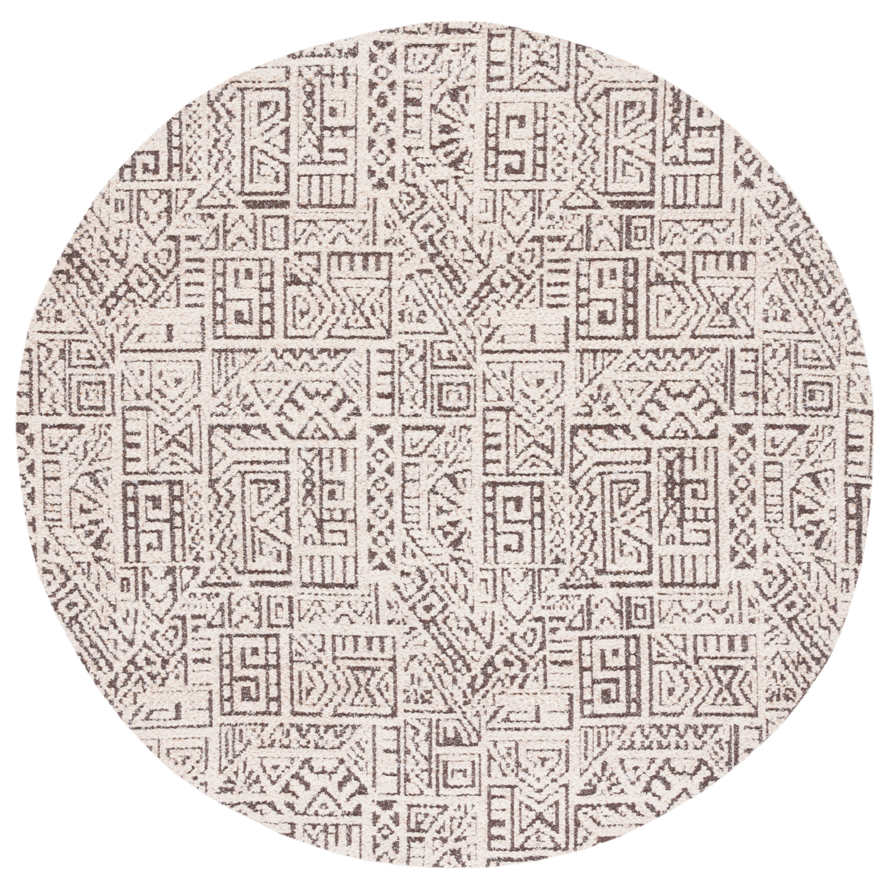 SAFAVIEH Classic Vintage CLV900A Natural / Ivory Rug - 6' Round