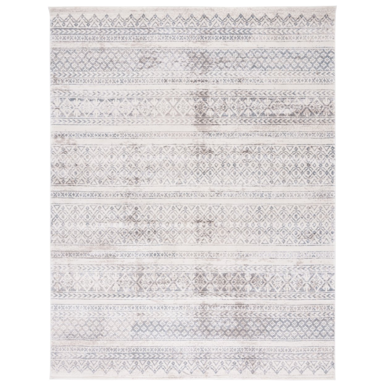 SAFAVIEH Carnegie Collection CNG619F Ivory / Grey Rug - 6' 7 X 9' 2