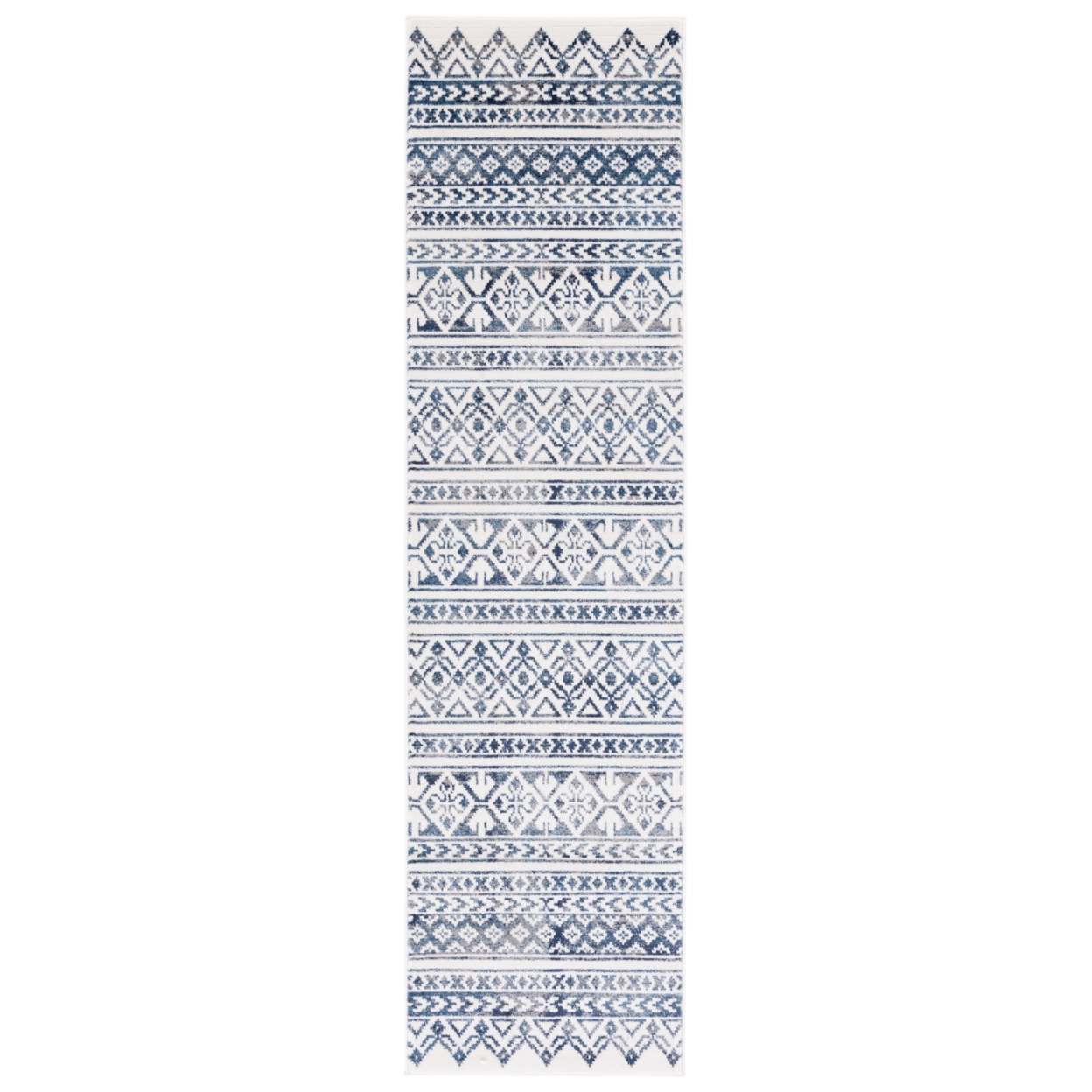 SAFAVIEH Carnegie Collection CNG620N Ivory / Navy Rug - 9' X 12'