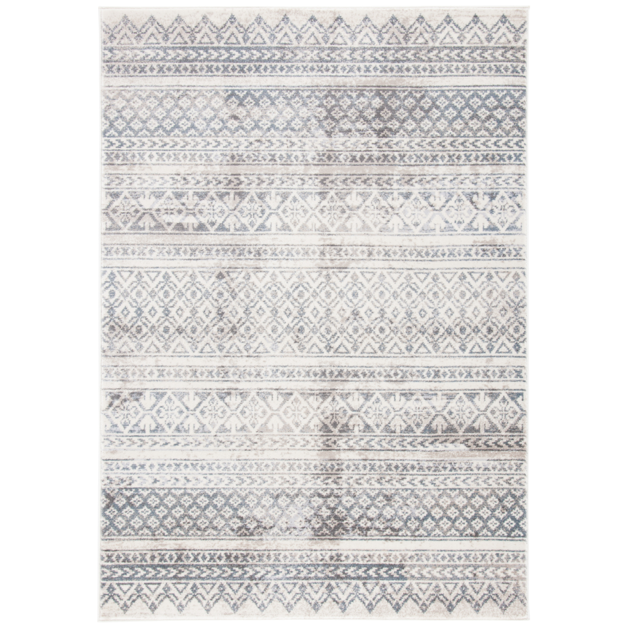 SAFAVIEH Carnegie Collection CNG619F Ivory / Grey Rug - 5' 1 X 7' 6