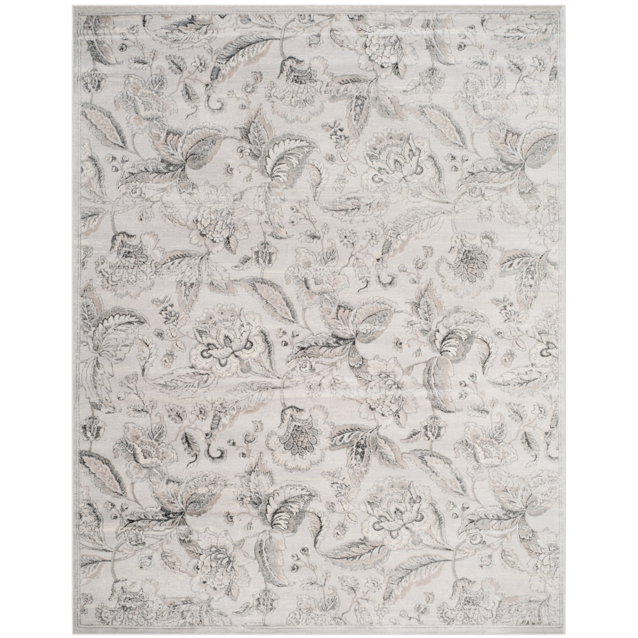 SAFAVIEH Carnegie Collection CNG622S Silver / Grey Rug - 6' 7 X 9' 2