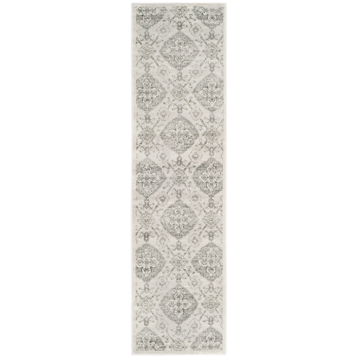 SAFAVIEH Carnegie Collection CNG623S Silver / Grey Rug - 6' 7 X 9' 2