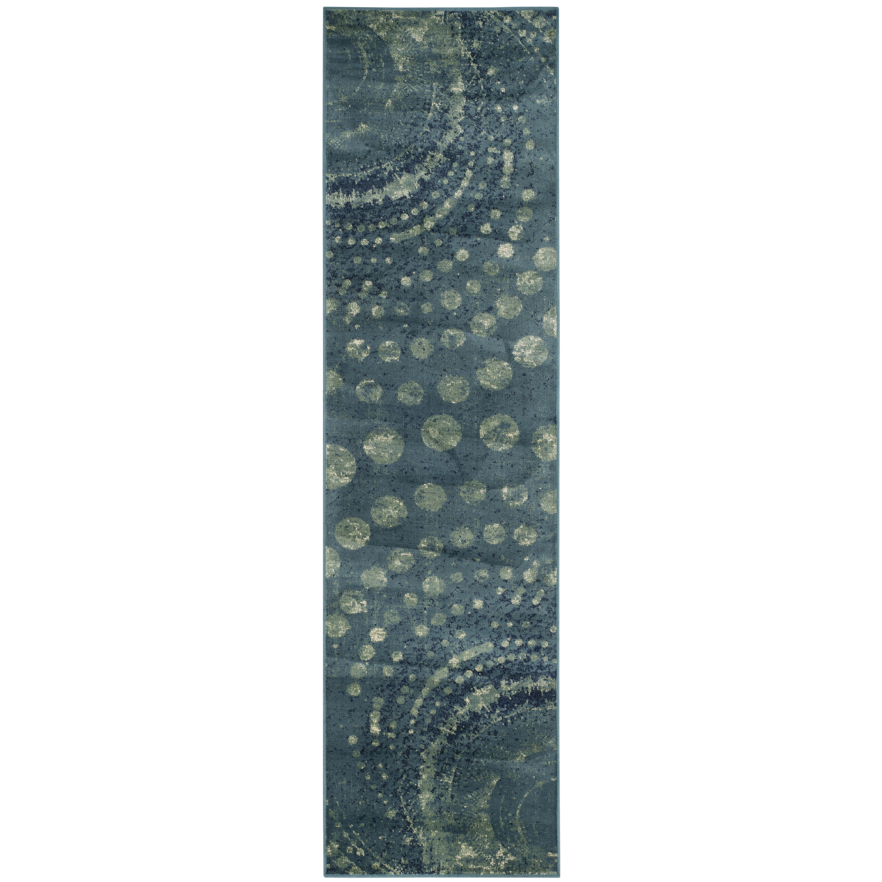 SAFAVIEH CNV749-2224 Constellation Vintage Turquoise / Multi - 2' 2 X 8'