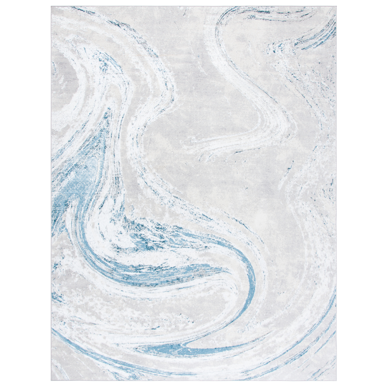 SAFAVIEH Orchard Collection ORC617G Grey / Blue Rug - 8 X 10