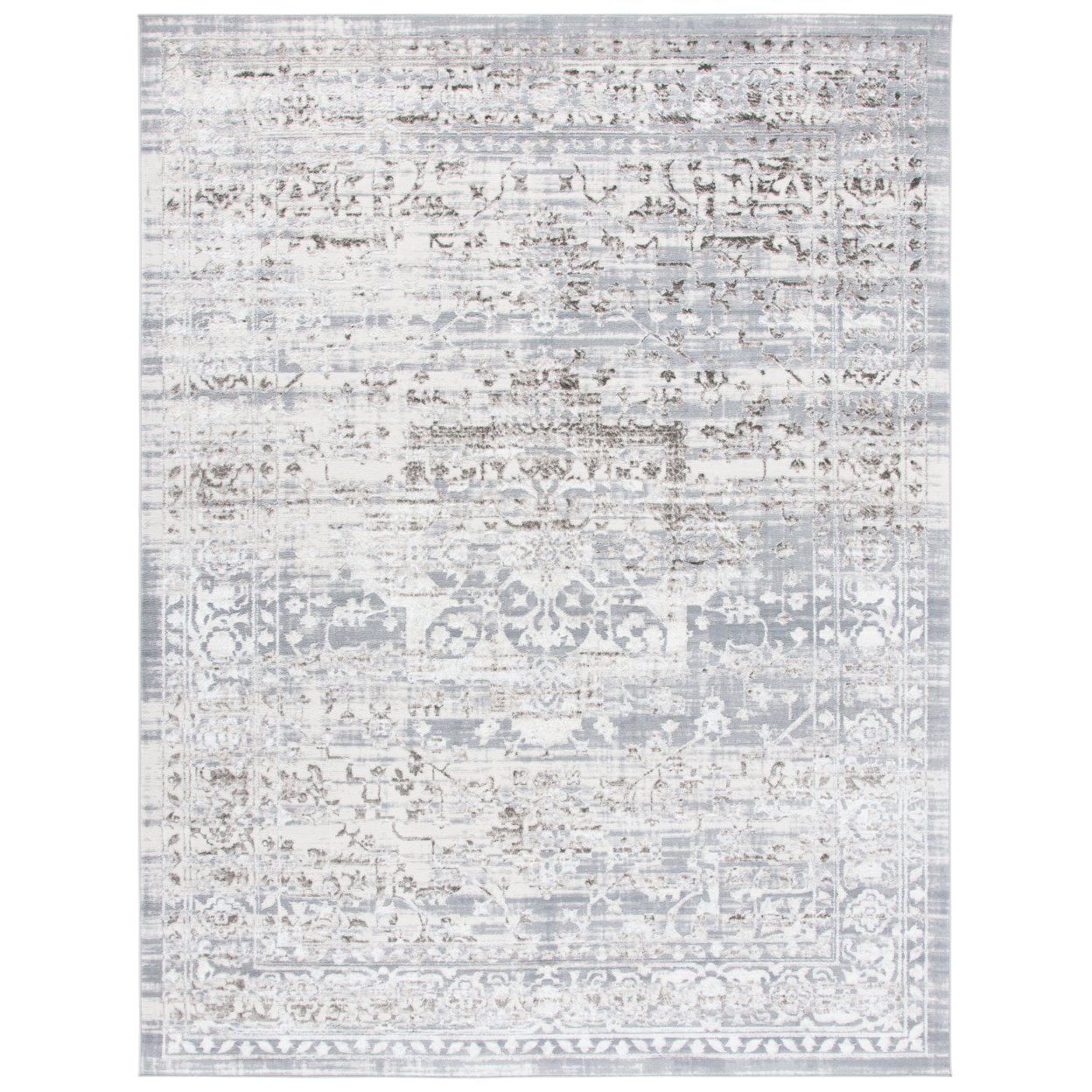 SAFAVIEH Orchard Collection ORC677G Grey / Light Grey Rug - 9 X 12
