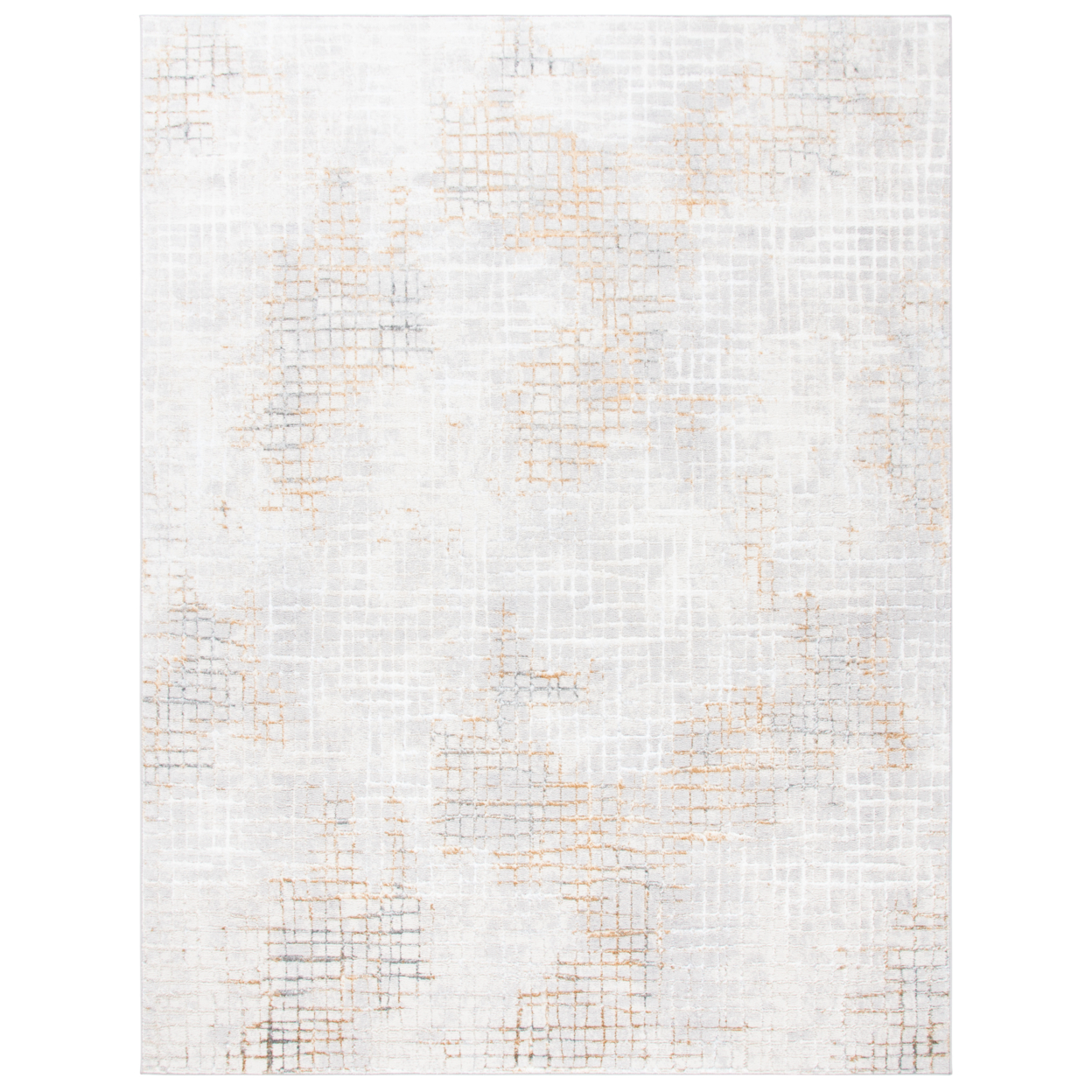 SAFAVIEH Orchard Collection ORC672F Grey / Gold Rug - 8 X 10