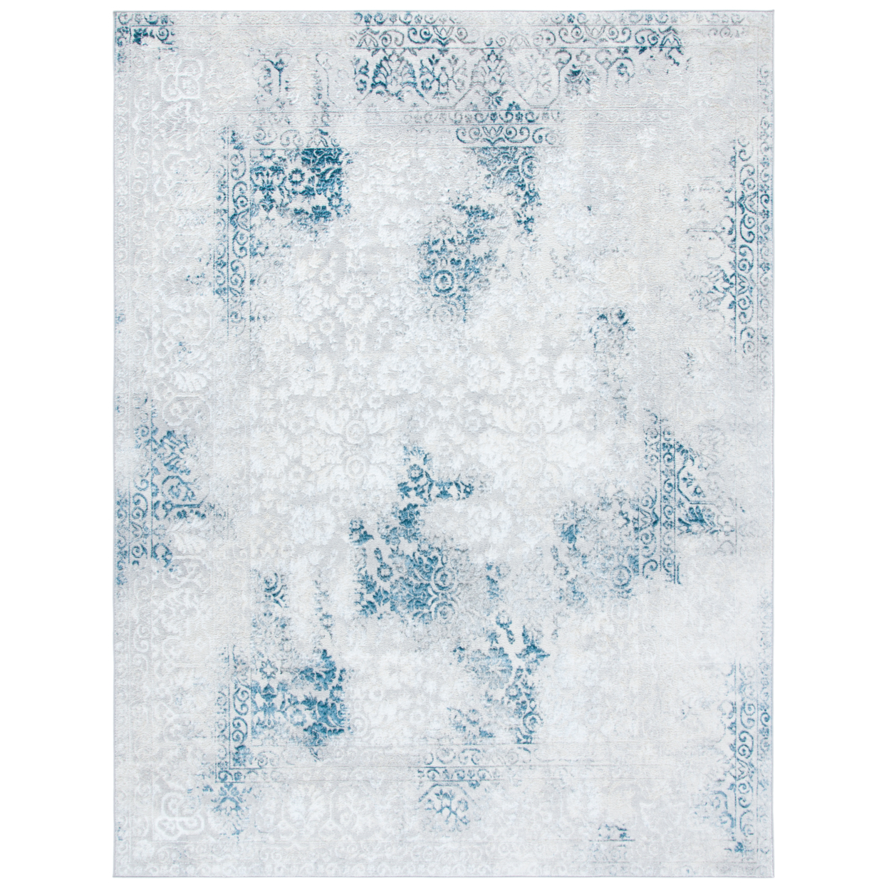 SAFAVIEH Orchard Collection ORC684F Grey / Blue Rug - 8 X 10