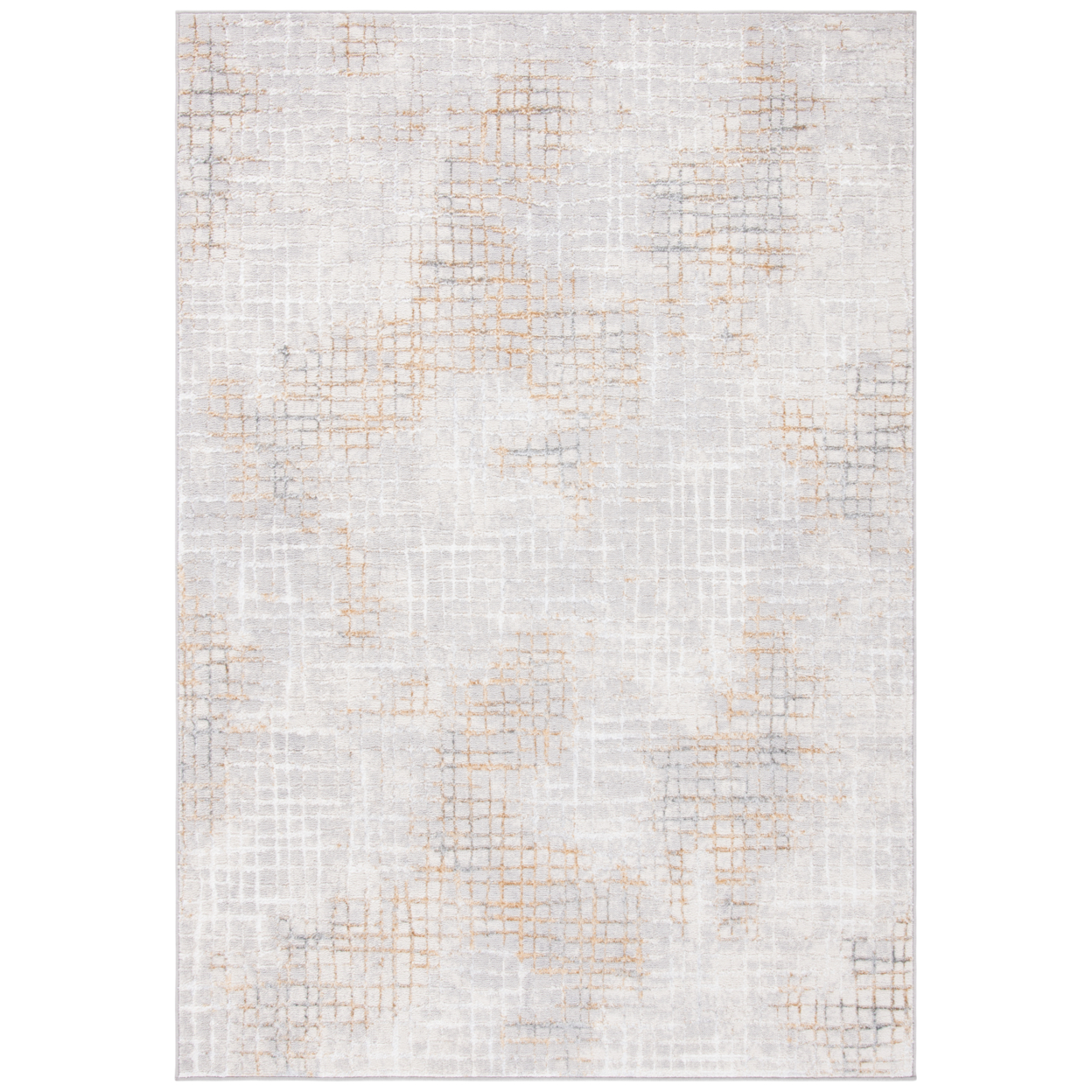 SAFAVIEH Orchard Collection ORC672F Grey / Gold Rug - 5-5 X 7-7
