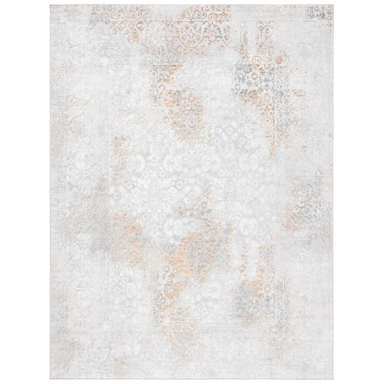 SAFAVIEH Orchard Collection ORC684G Grey / Gold Rug - 8 X 10