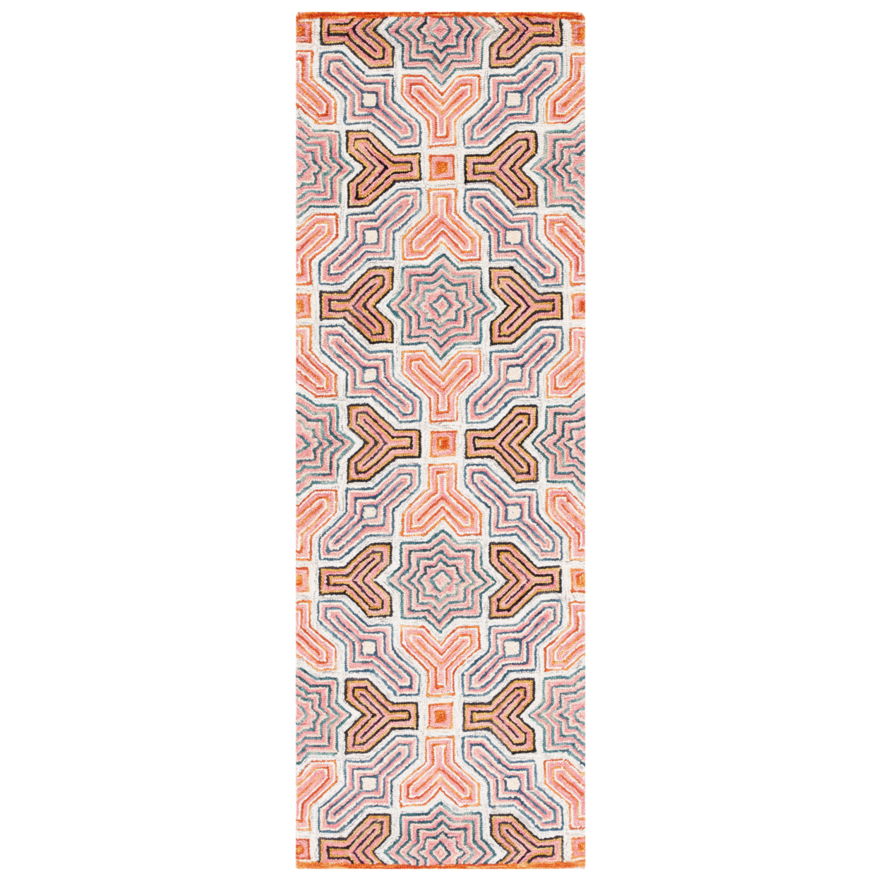 SAFAVIEH Aspen APN260U Handmade Pink / Orange Rug - 4' X 6'