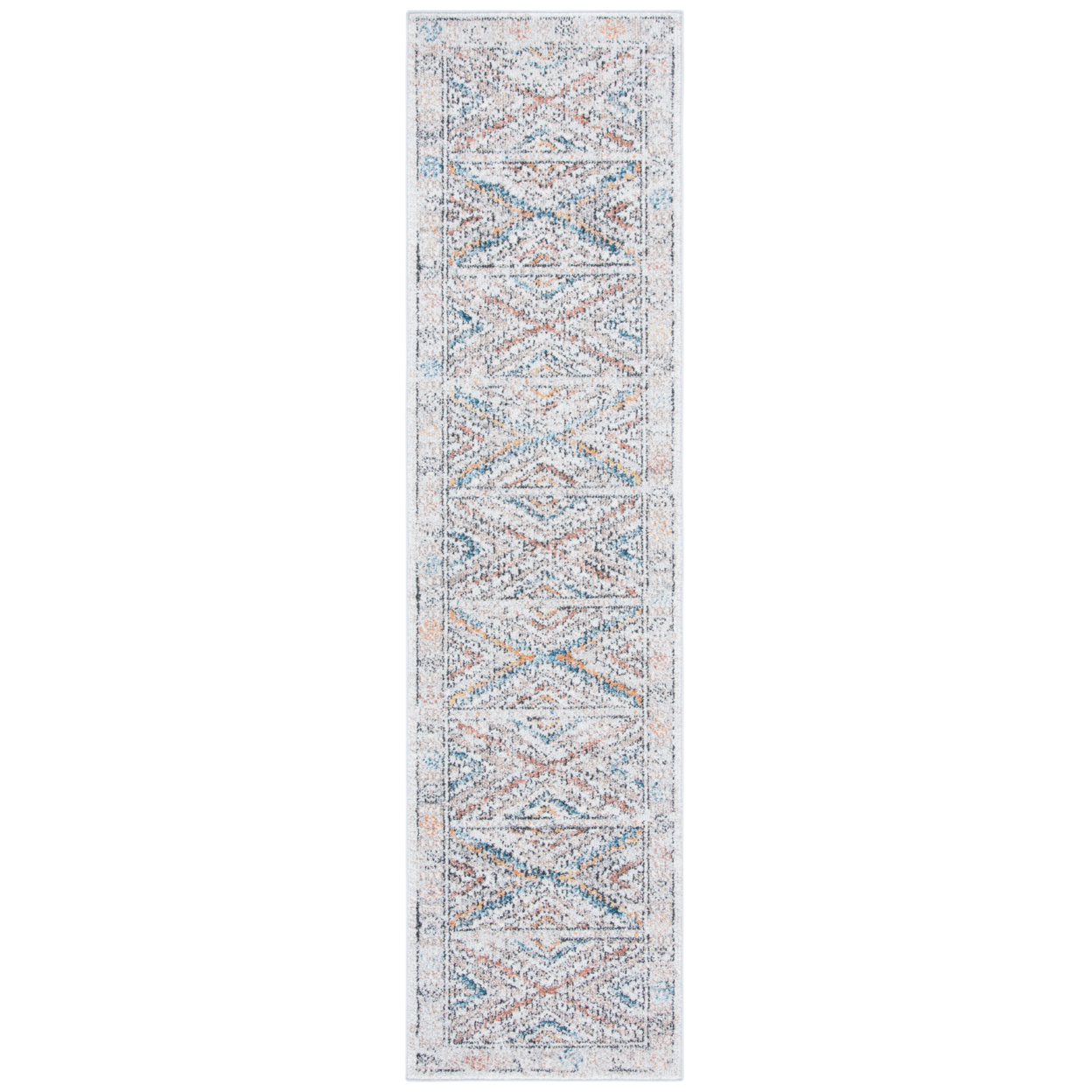 SAFAVIEH Crystal Collection CRS321A Ivory/Grey Rug - 2-2 X 9
