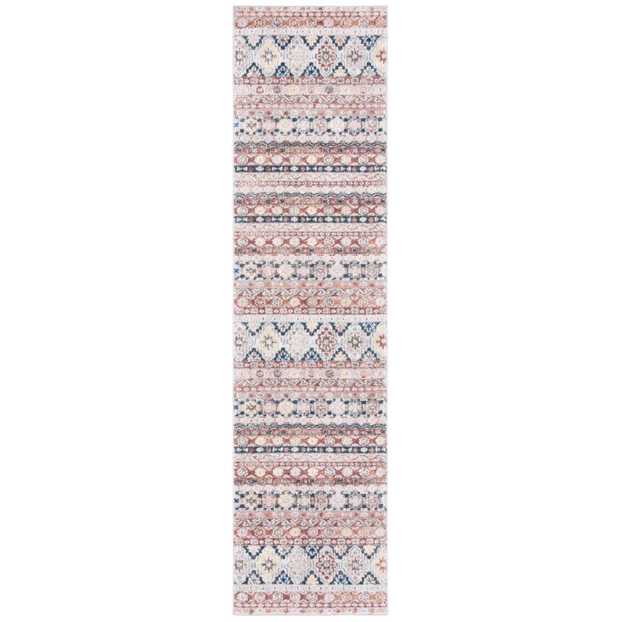 SAFAVIEH Crystal Collection CRS323P Rust/Ivory Rug - 2-2 X 9