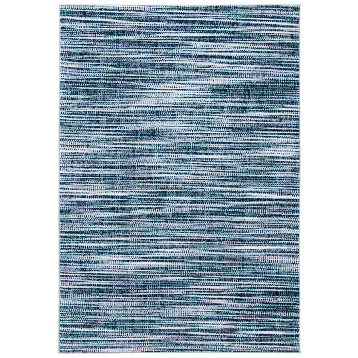 SAFAVIEH Lagoon Collection LGN243N Navy / Ivory Rug - 6-7 X 6-7 Square