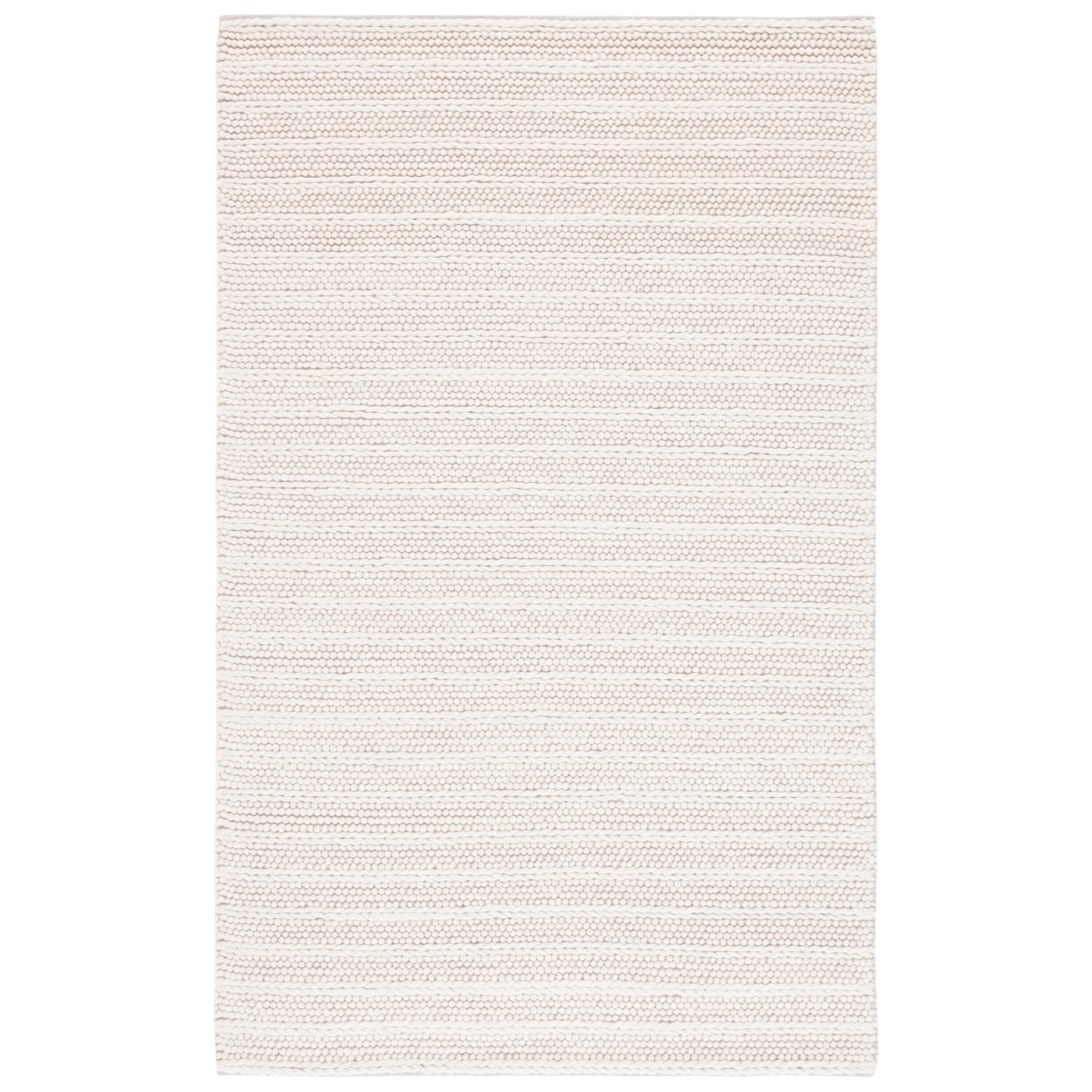 SAFAVIEH Natura Collection NAT280A Handwoven Ivory Rug - 5' X 8'