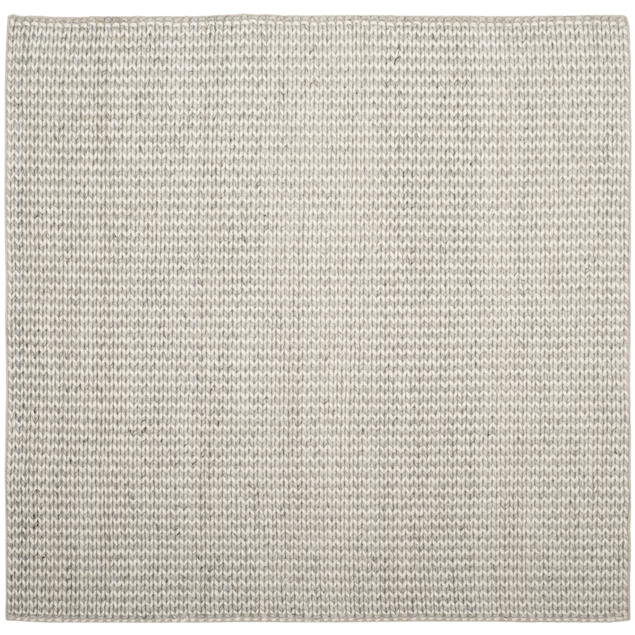 SAFAVIEH Natura NAT311A Handwoven Ivory / Silver Rug - 4' Square