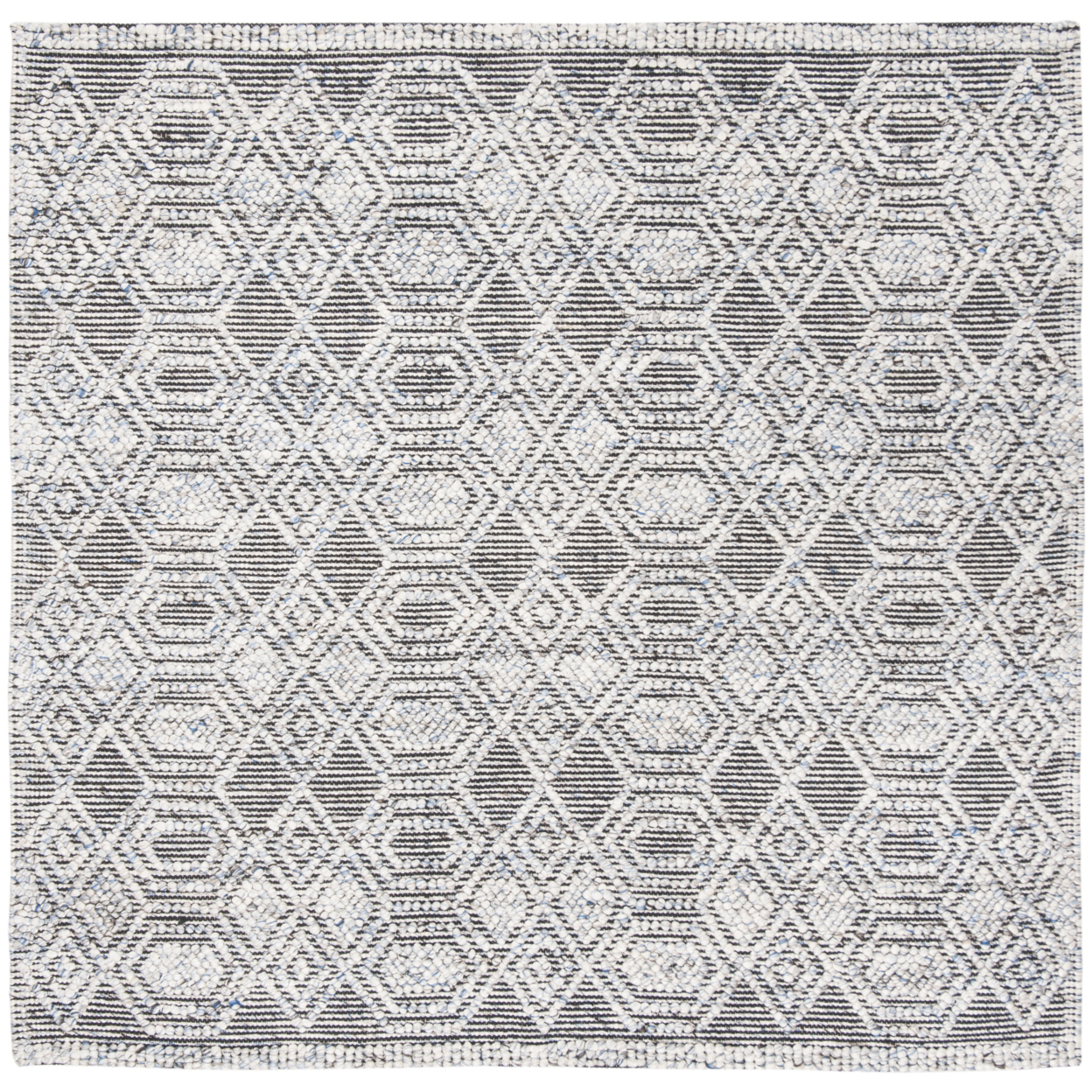 SAFAVIEH Natura Collection NAT312M Handwoven Blue Rug - 6' Square