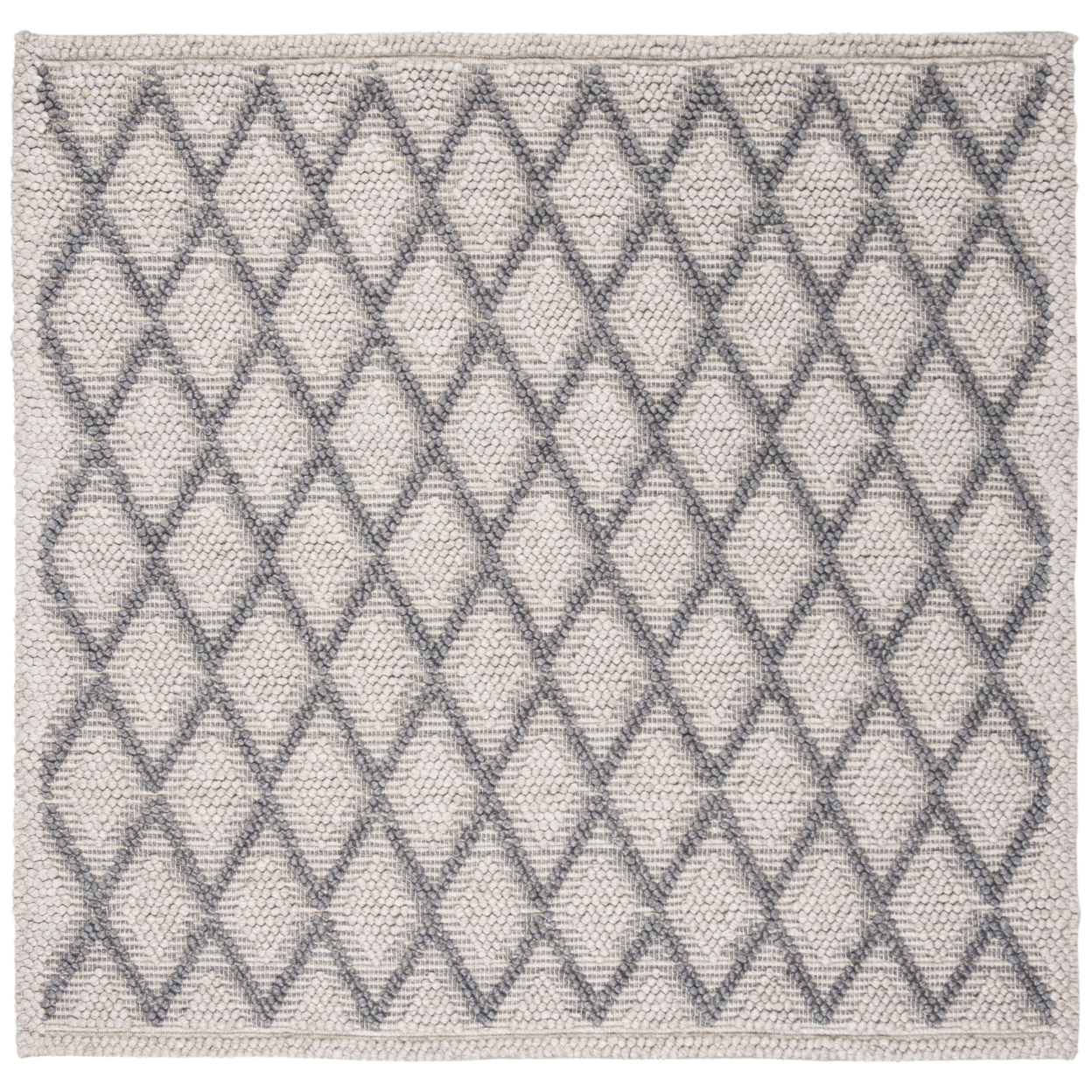 SAFAVIEH Natura Collection NAT313G Handwoven Silver Rug - 6' Square