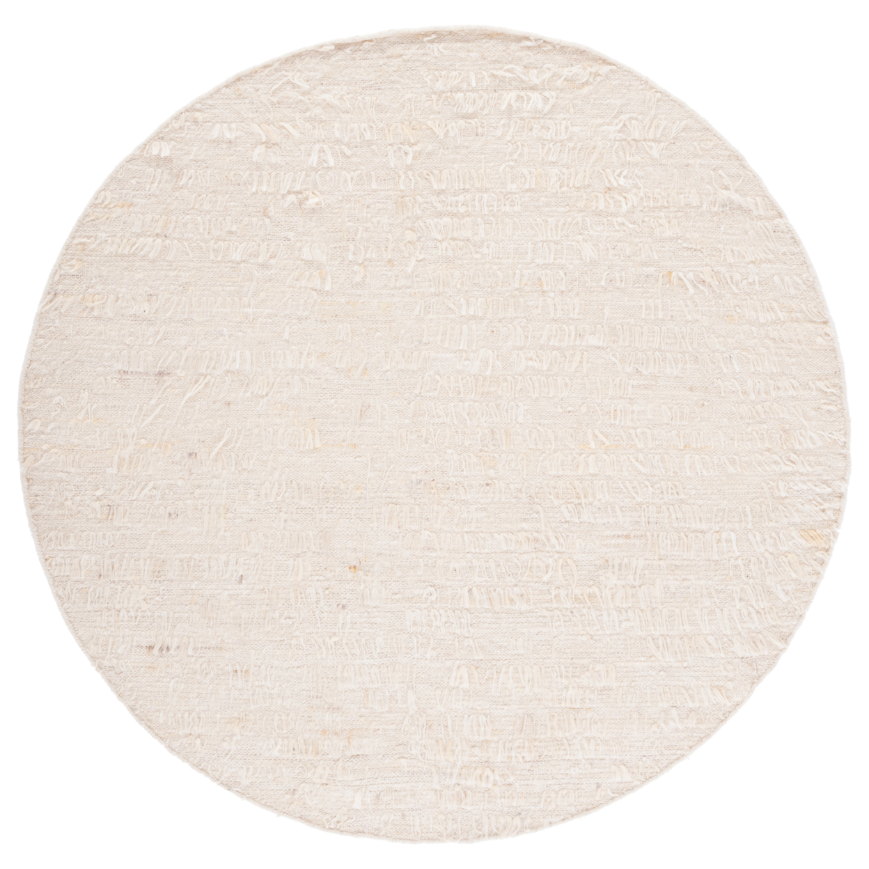 SAFAVIEH Natura Collection NAT322A Handwoven Ivory Rug - 6' Round