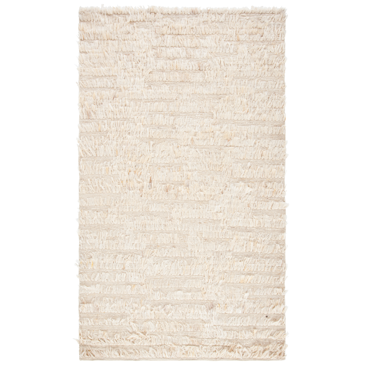 SAFAVIEH Natura Collection NAT322A Handwoven Ivory Rug - 3' X 5'