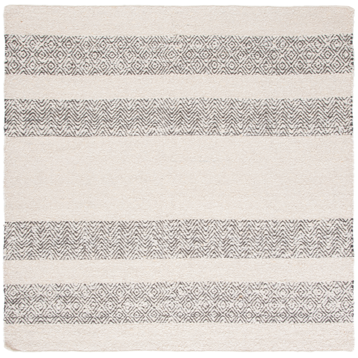 SAFAVIEH Natura Collection NAT332A Handwoven Ivory Rug - 6' Square