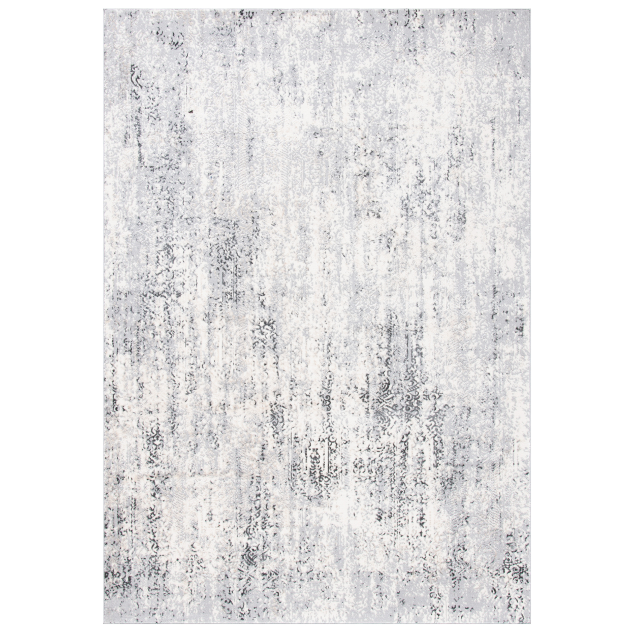 SAFAVIEH Lagoon Collection LGN536A Ivory / Grey Rug - 6-7 X 6-7 Square