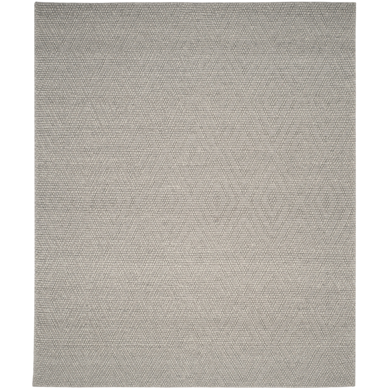 SAFAVIEH Natura Collection NAT623C Handwoven Silver Rug - 6' Square
