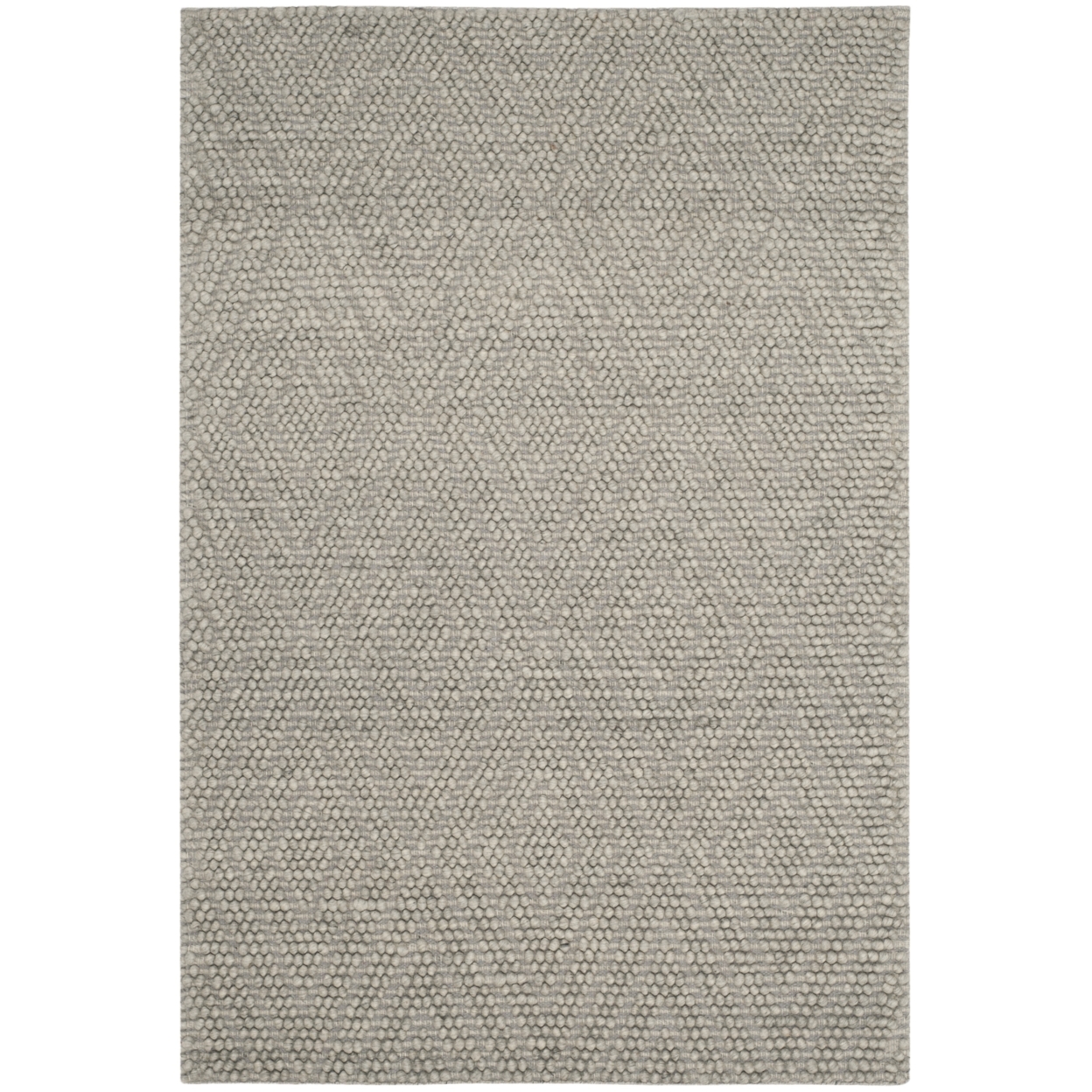 SAFAVIEH Natura Collection NAT623C Handwoven Silver Rug - 3' X 5'