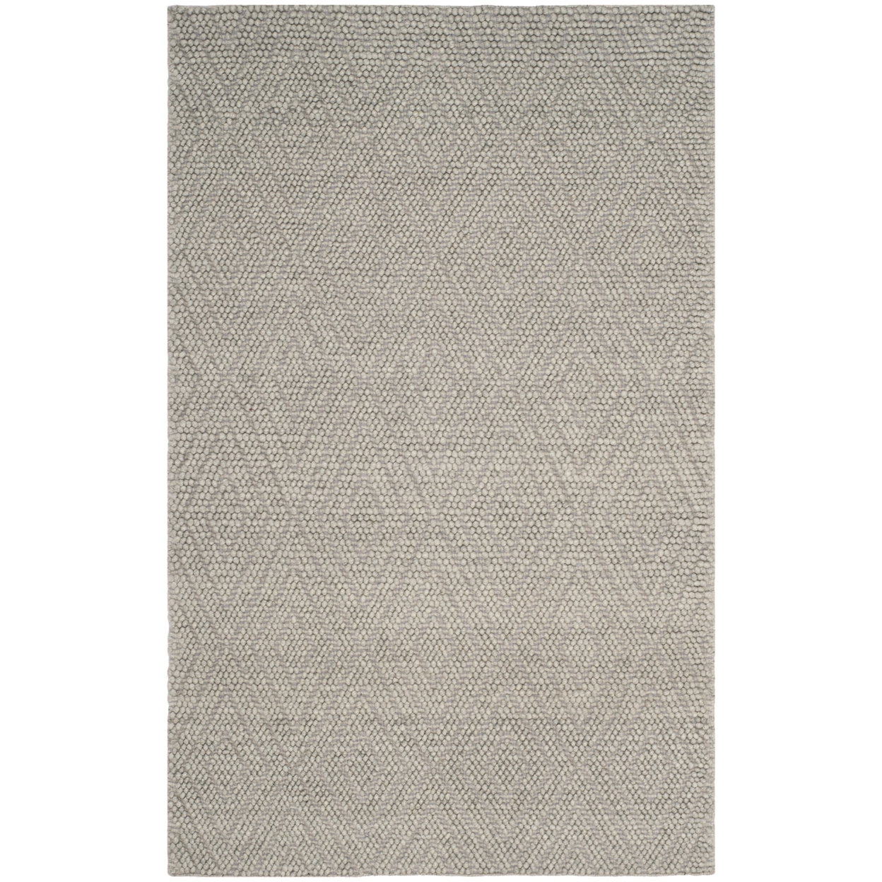 SAFAVIEH Natura Collection NAT623C Handwoven Silver Rug - 5' X 8'