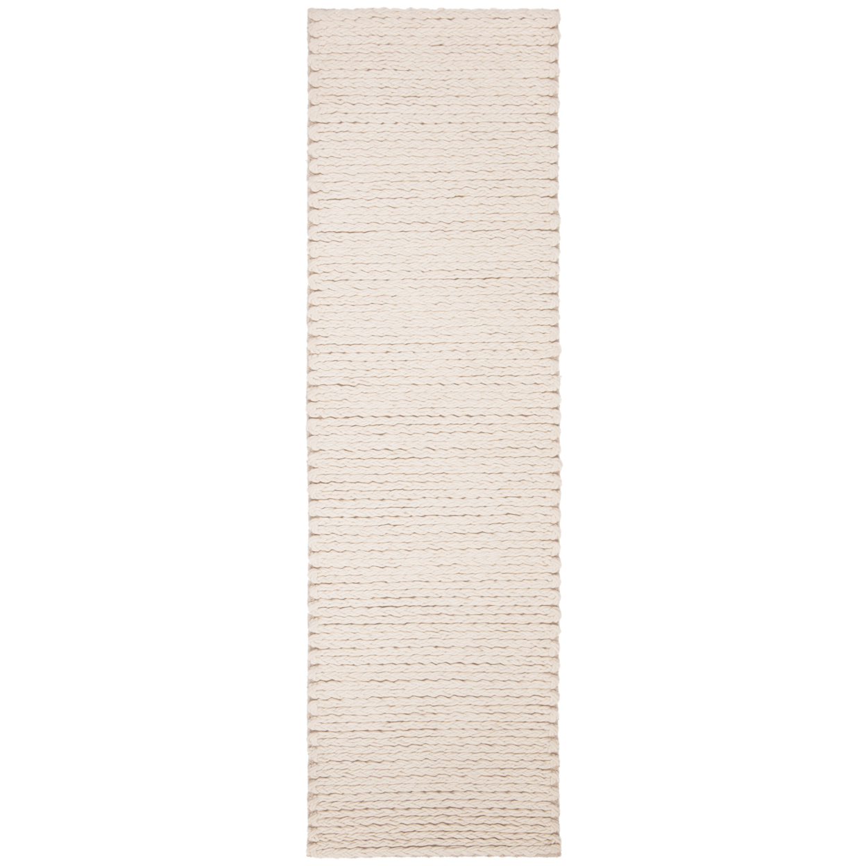 SAFAVIEH Natura Collection NAT802A Handwoven Ivory Rug - 2' 3 X 8'