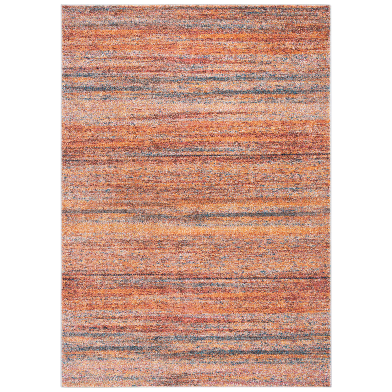 SAFAVIEH Crystal Collection CRS331P Rust / Blue Rug - 4' 5 X 6' 5