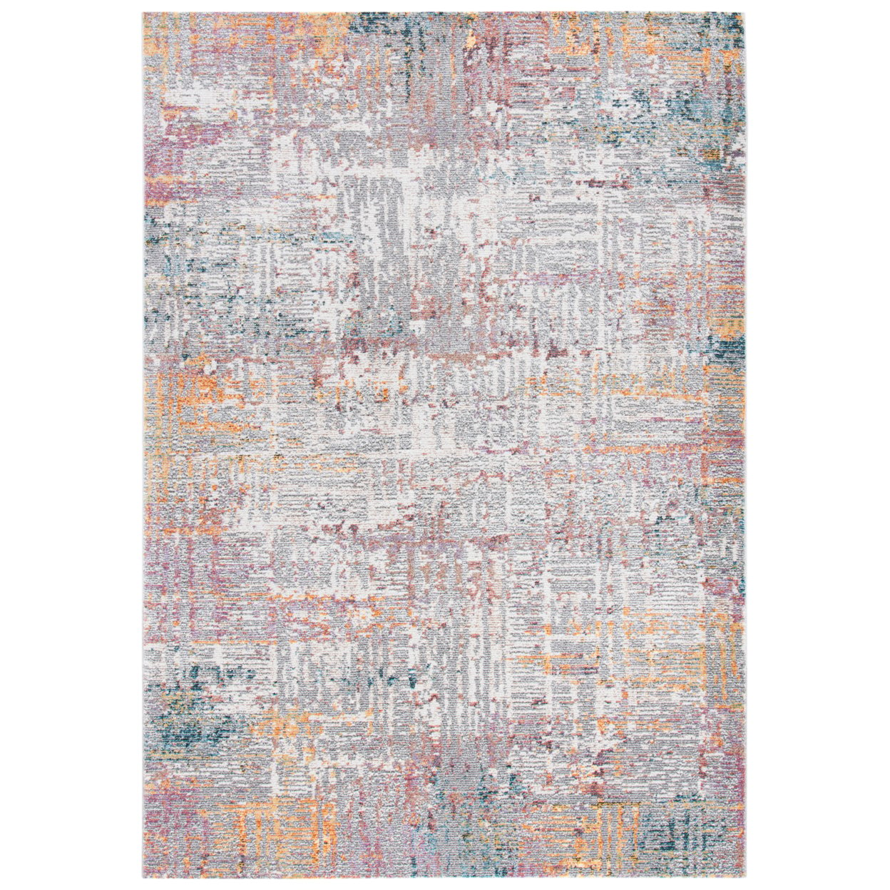 SAFAVIEH Crystal Collection CRS723B Beige/Rust Rug - 5' X 7'