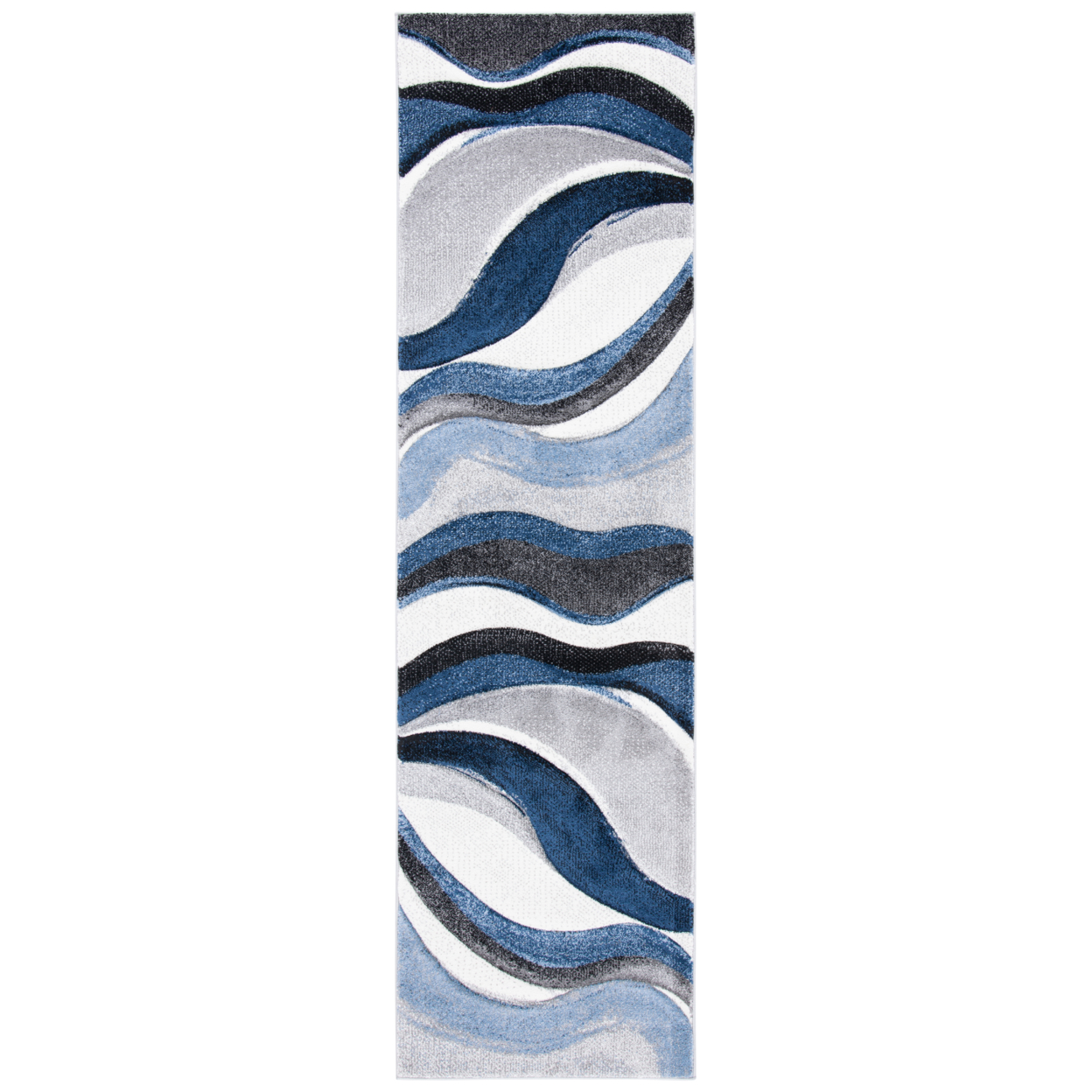 SAFAVIEH Hollywood Collection HLW766F Grey / Blue Rug - 4' Square