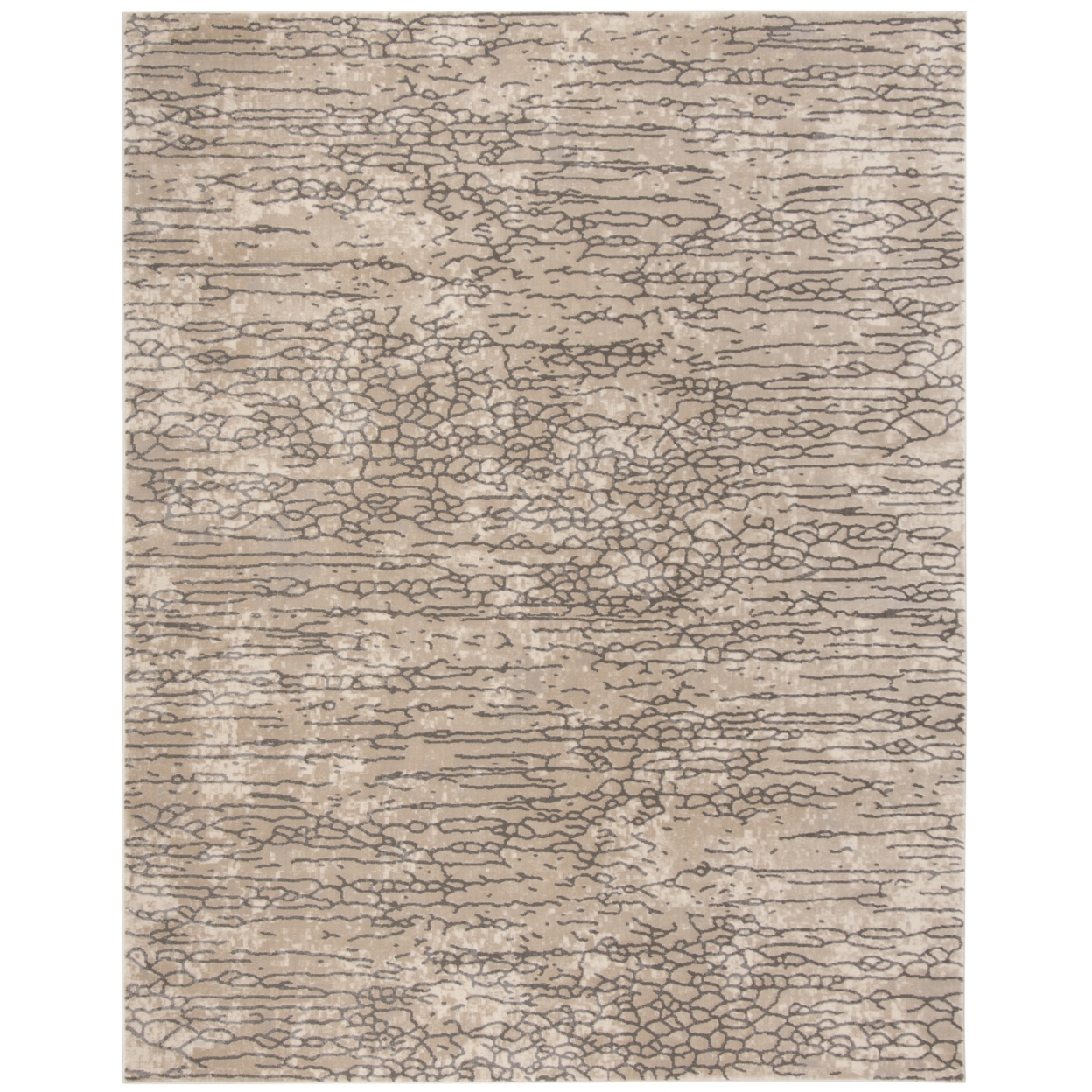 SAFAVIEH Meadow Collection MDW170B Beige Rug - 5' X 5' Square