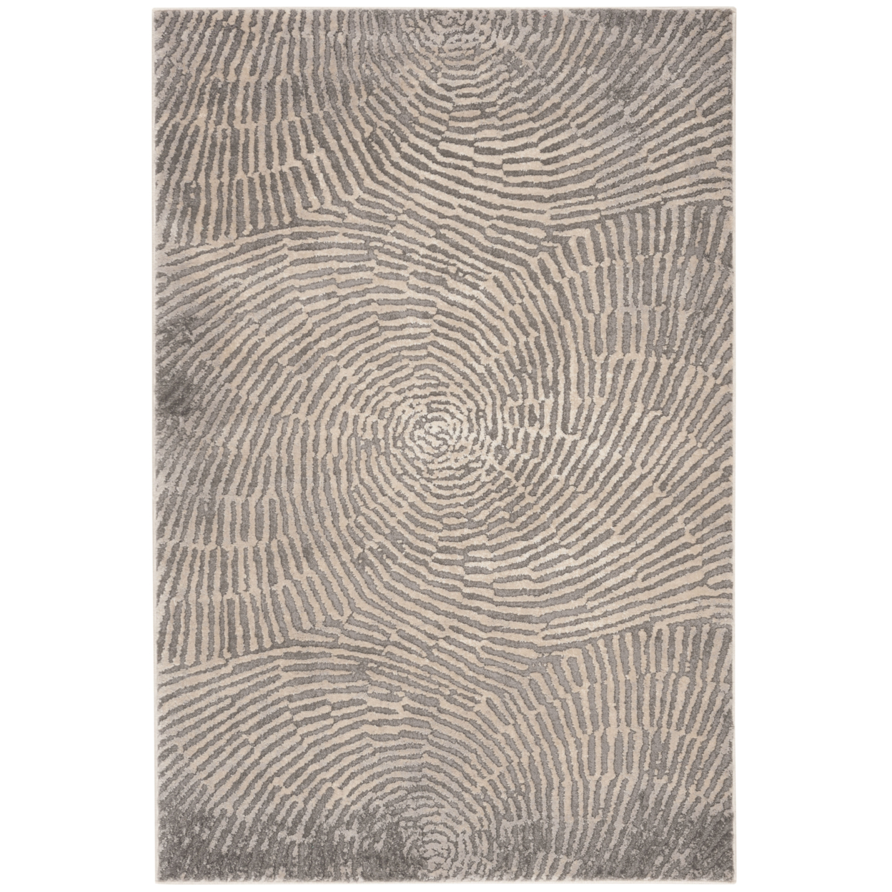 SAFAVIEH Meadow Collection MDW343E Taupe Rug - 2' 7 X 4'